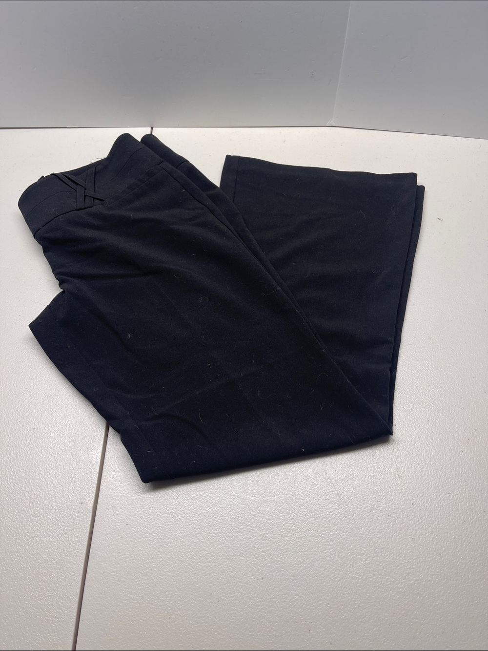 mandee Black Straight-Leg Women's Dress Pants